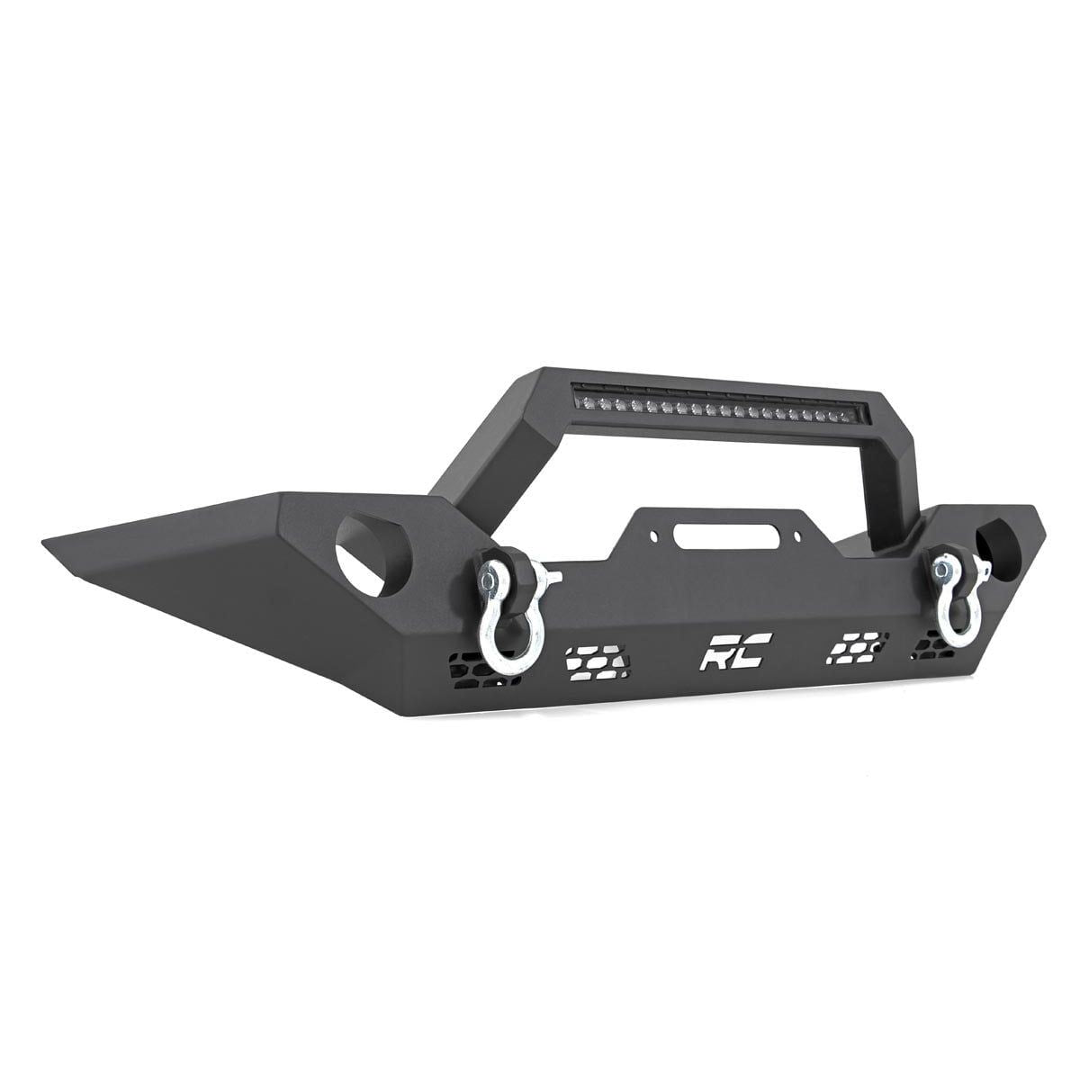 ROUGH COUNTRY Front Bumper | Sport | OE Fog | Jeep Gladiator JT/Wrangler JK & JL/Wrangler Unlimited 4WD | 10596