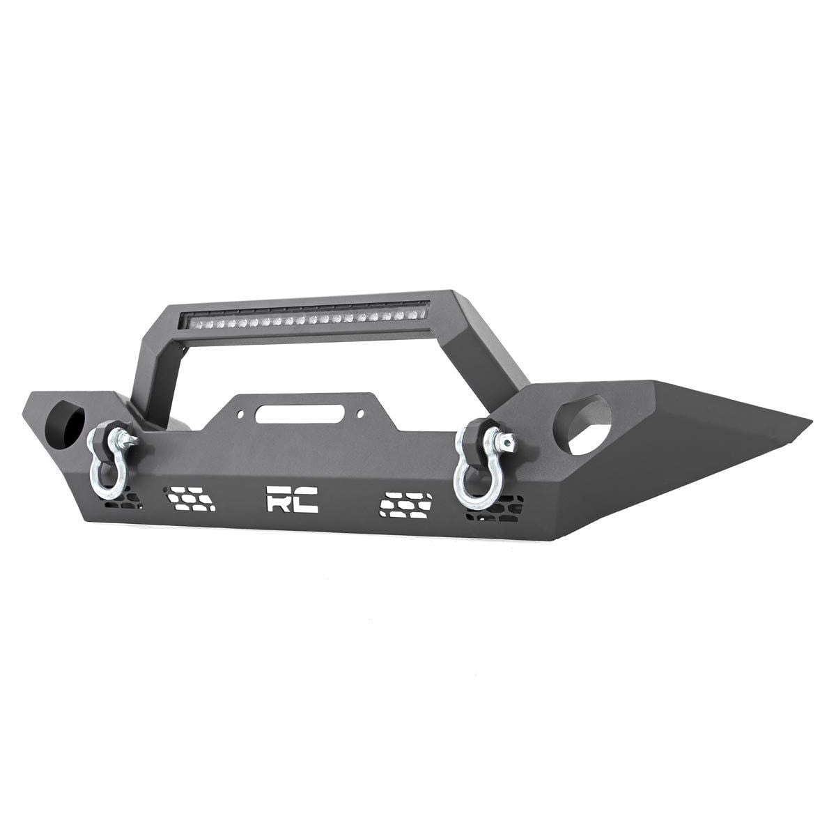ROUGH COUNTRY Front Bumper | Sport | OE Fog | Jeep Gladiator JT/Wrangler JK & JL/Wrangler Unlimited 4WD | 10596