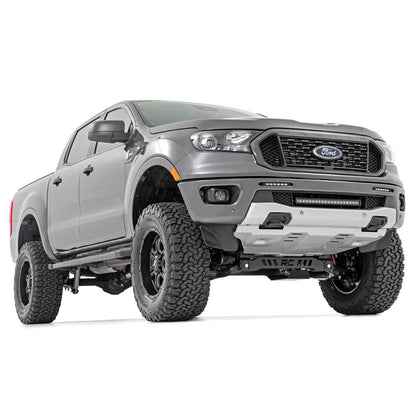 ROUGH COUNTRY LED Light Kit | Bumper Mount | 6" Black Slimline Pair | Ford Ranger (19-23) | 70829