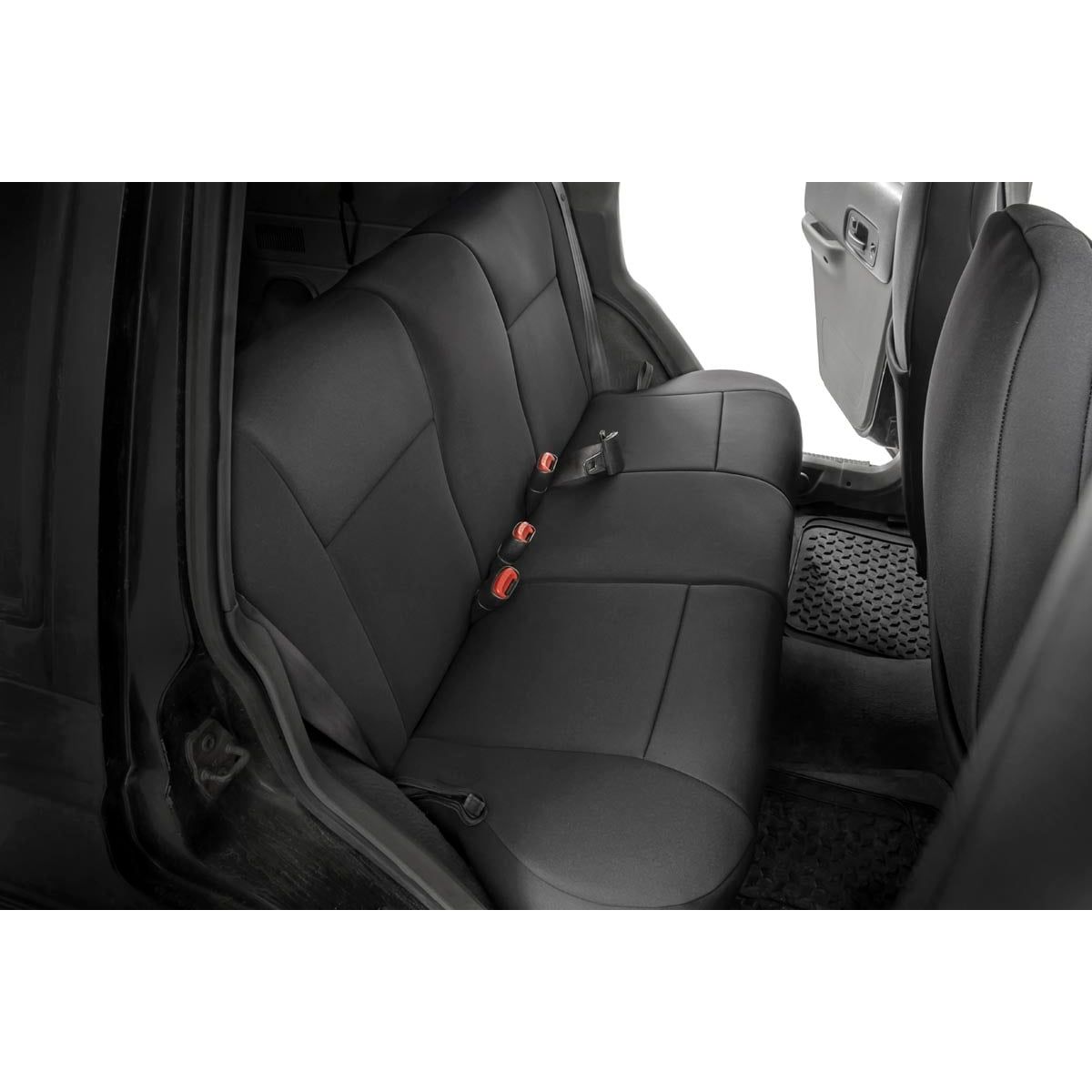 ROUGH COUNTRY Seat Covers | Non Detach Headrest FR & RR | Jeep Cherokee XJ 2WD/4WD (97-01) | 91022