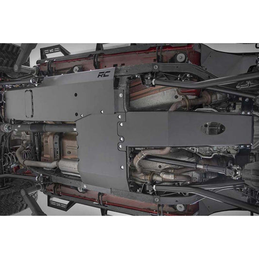 ROUGH COUNTRY Skid Plate Combo | 3.6L | Engine | T-Case | Jeep Wrangler Unlimited (18-19) | 10616