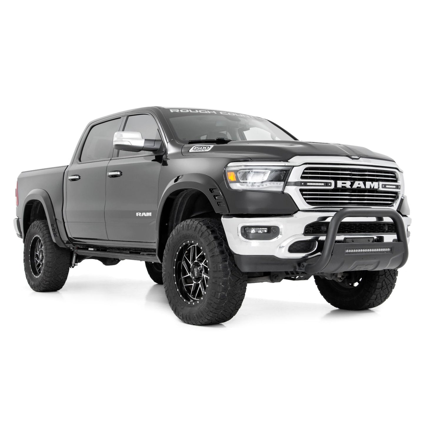 ROUGH COUNTRY Pocket Fender Flares | PFP Olive Green | Ram 1500 2WD/4WD (2019-2024) | F-D319201-PFP