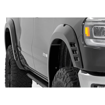 ROUGH COUNTRY Fender Flares | SF1 | PBJ Hydro Blue | Ram 1500 2WD/4WD (2019-2024) | F-D319201-PBJ