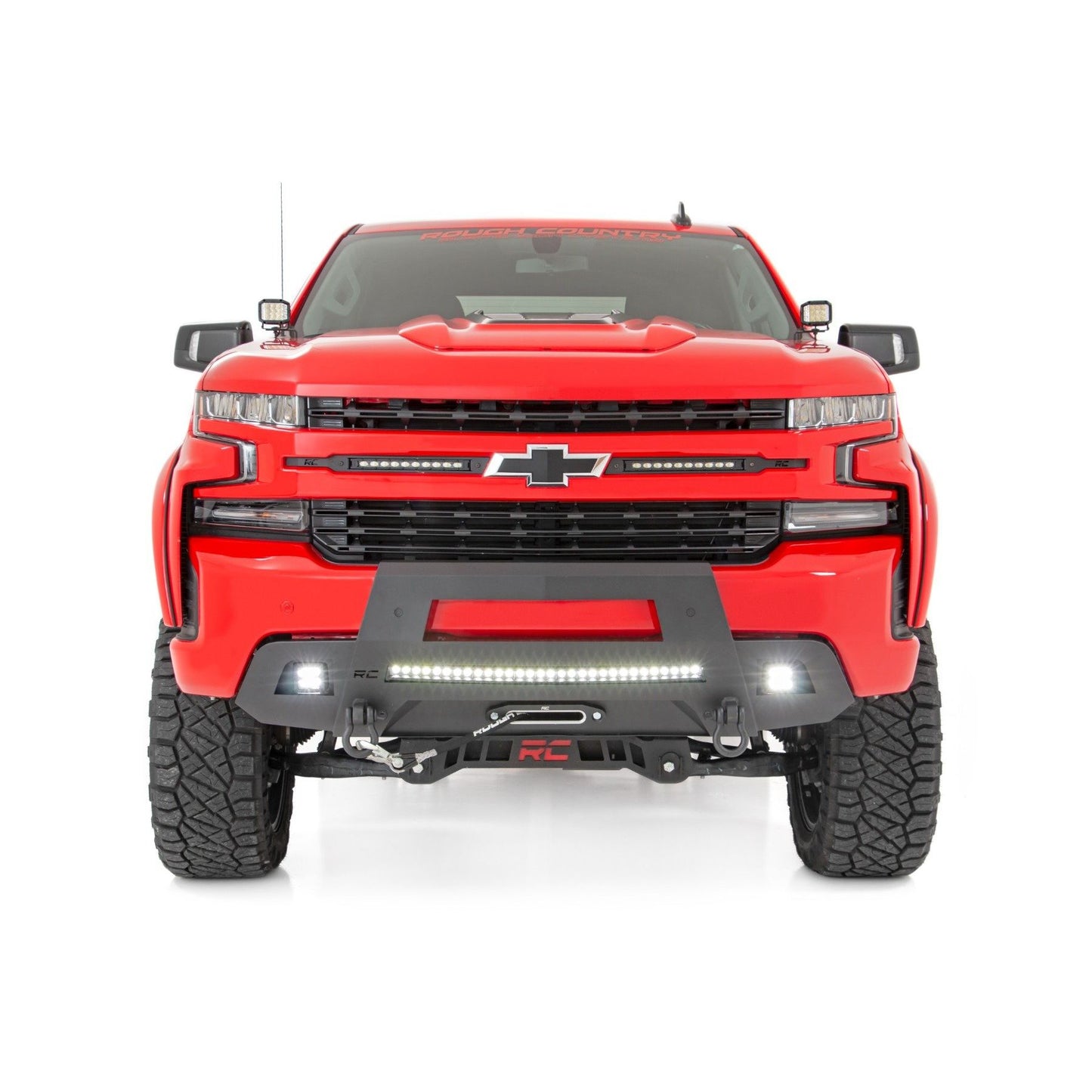 ROUGH COUNTRY Hidden Winch Bumper | Chevy Silverado 1500 2WD/4WD (2019-2022) | 10805