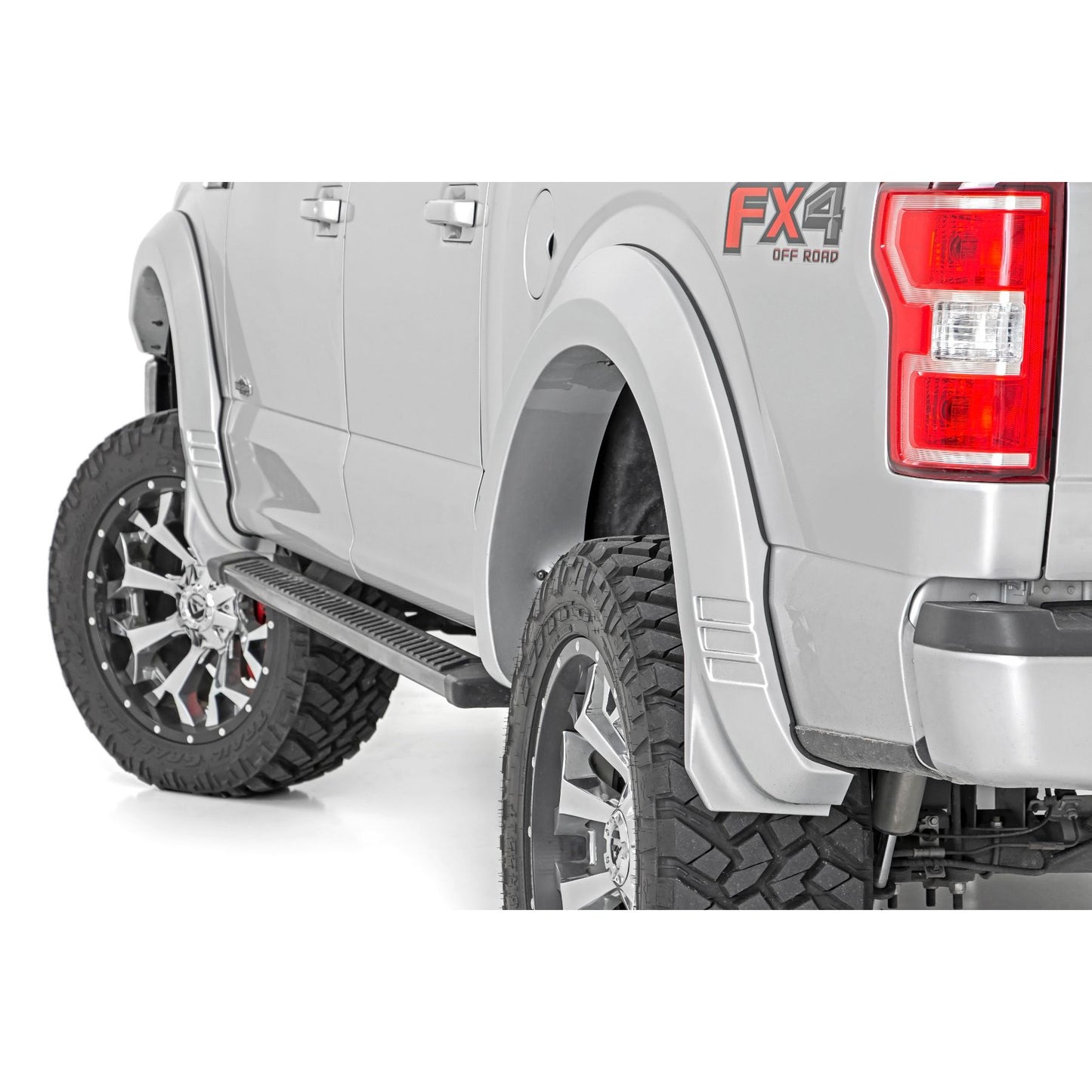ROUGH COUNTRY Fender Flares | SF1 | D1 Stone Gray | Ford F-150 2WD/4WD (2018-2020) | F-F318201-D1