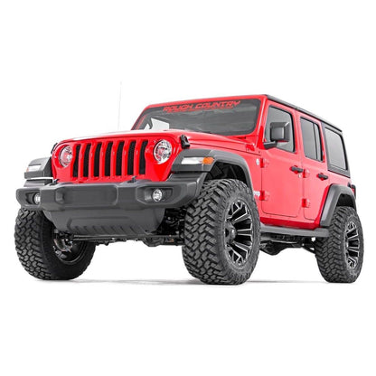 ROUGH COUNTRY 2.5 Inch Lift Kit | Coils | V2 | Jeep Wrangler Unlimited Rubicon 4WD (18-23) | 66670