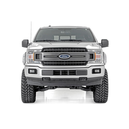 ROUGH COUNTRY Fender Flares | SF1 | JS Iconic Silver | Ford F-150 2WD/4WD (2018-2020) | F-F318201-JS