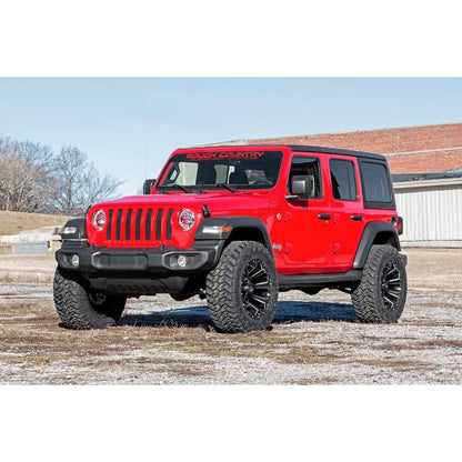 ROUGH COUNTRY 2.5 Inch Lift Kit | Coils | Jeep Wrangler Unlimited Rubicon 4WD (2018-2023) | 66630