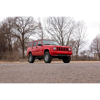 ROUGH COUNTRY 3 Inch Lift Kit | Series II | RR Springs | V2 | Jeep Cherokee XJ (84-01) | 630X70