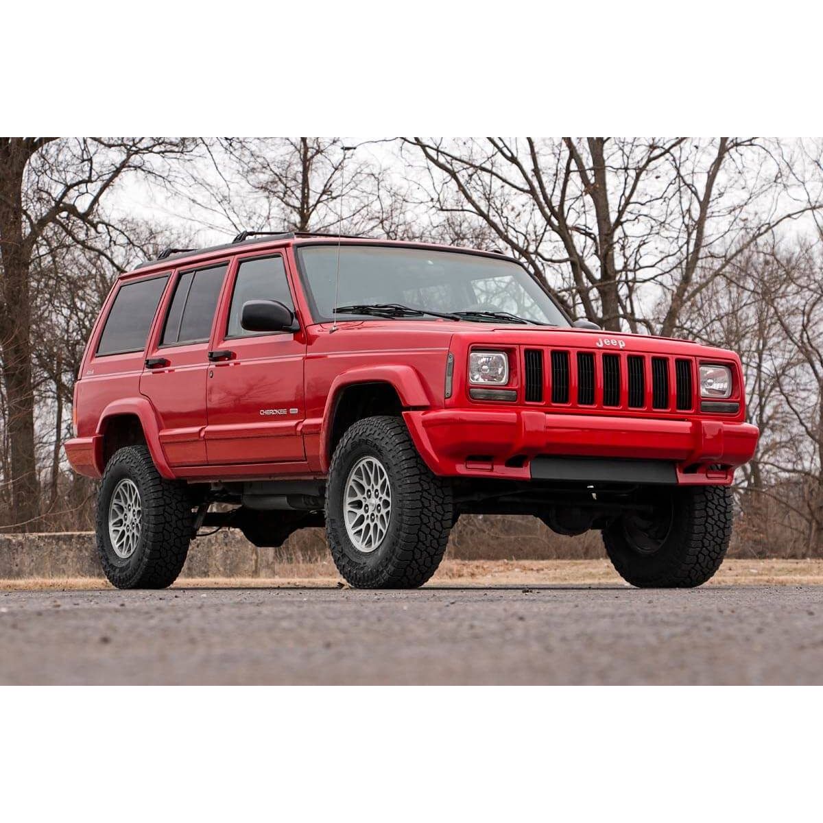 ROUGH COUNTRY 3 Inch Lift Kit | Series II | RR Springs | V2 | Jeep Cherokee XJ (84-01) | 630X70