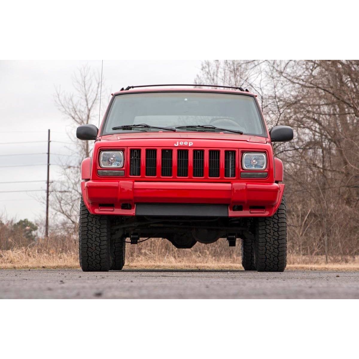 ROUGH COUNTRY 3 Inch Lift Kit | Series II | RR Springs | Jeep Cherokee XJ 2WD/4WD (84-01) | 630XN2