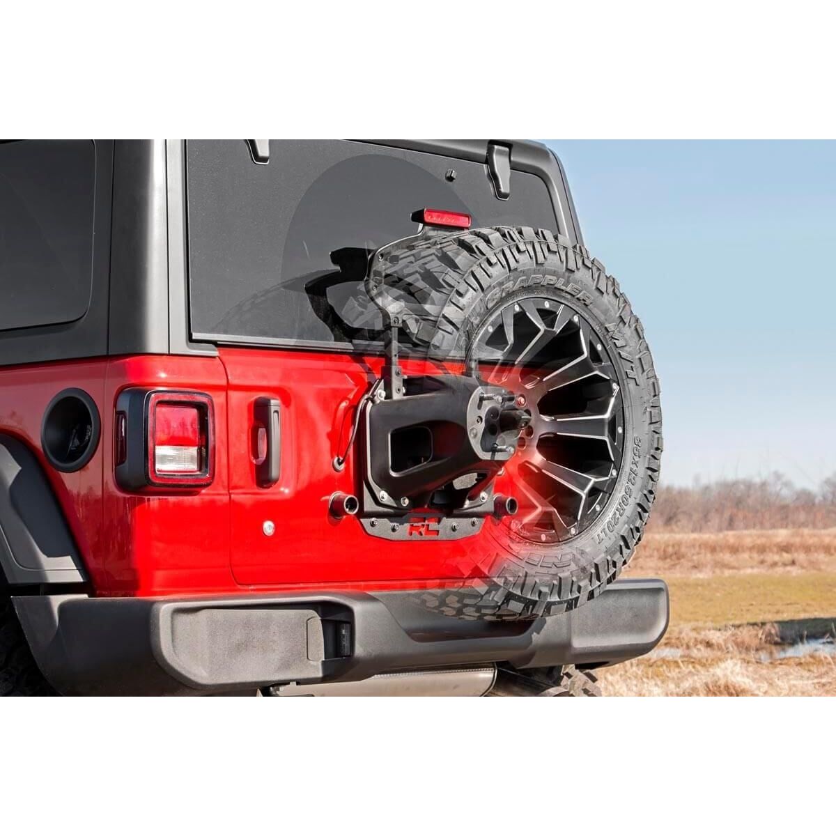 ROUGH COUNTRY Tire Carrier Relocation Plate | Prox Sensor | Jeep Wrangler JL (18-25)/Wrangler Unlimited (18-25)  | 10526