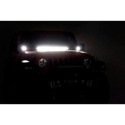 ROUGH COUNTRY LED Light Kit | Cowl Mount | 2" Spectrum Pair | Jeep Gladiator JT/Wrangler JL (18-25) | 80062