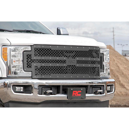 ROUGH COUNTRY Mesh Grille | Ford F-250/F-350 Super Duty 2WD/4WD (2017-2019) | 70213