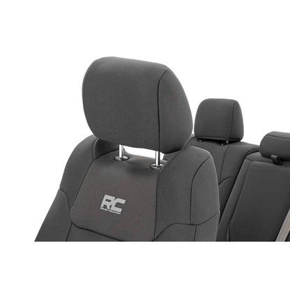 ROUGH COUNTRY Seat Covers | FR w/ Console Cover and Rear | Toyota Tundra 2WD/4WD (14-21) | 91027A