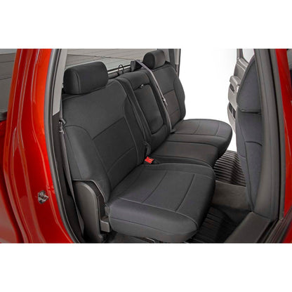 ROUGH COUNTRY Seat Covers | FR 40/20/40 & Rear | Chevy/GMC 1500 (14-18 & Classic) | 91025