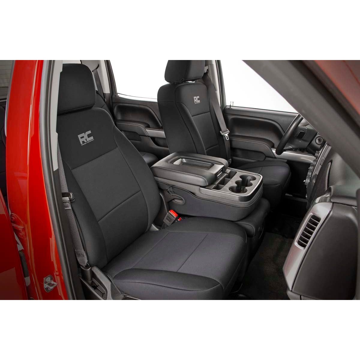 ROUGH COUNTRY Seat Covers | FR 40/20/40 & Rear | Chevy/GMC 1500 (14-18 & Classic) | 91025