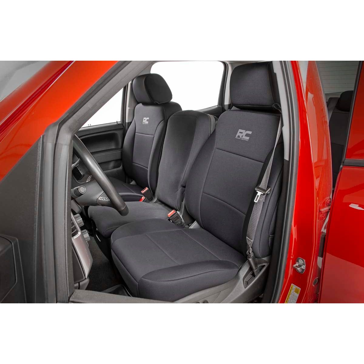 ROUGH COUNTRY Seat Covers | FR 40/20/40 & Rear | Chevy/GMC 1500 (14-18 & Classic) | 91025