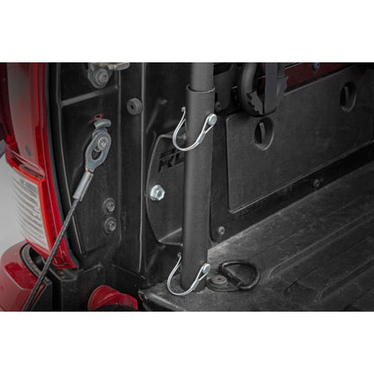 ROUGH COUNTRY Flag Pole Holder | Bed Rail | w/ Flag | 117503