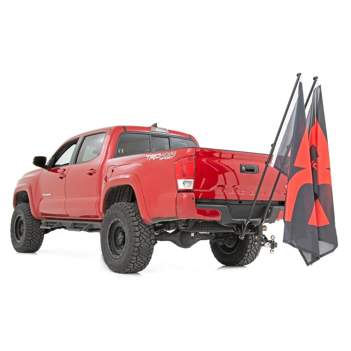 ROUGH COUNTRY Flag Pole Holder | Dual | 2 Inch Hitch | 117500