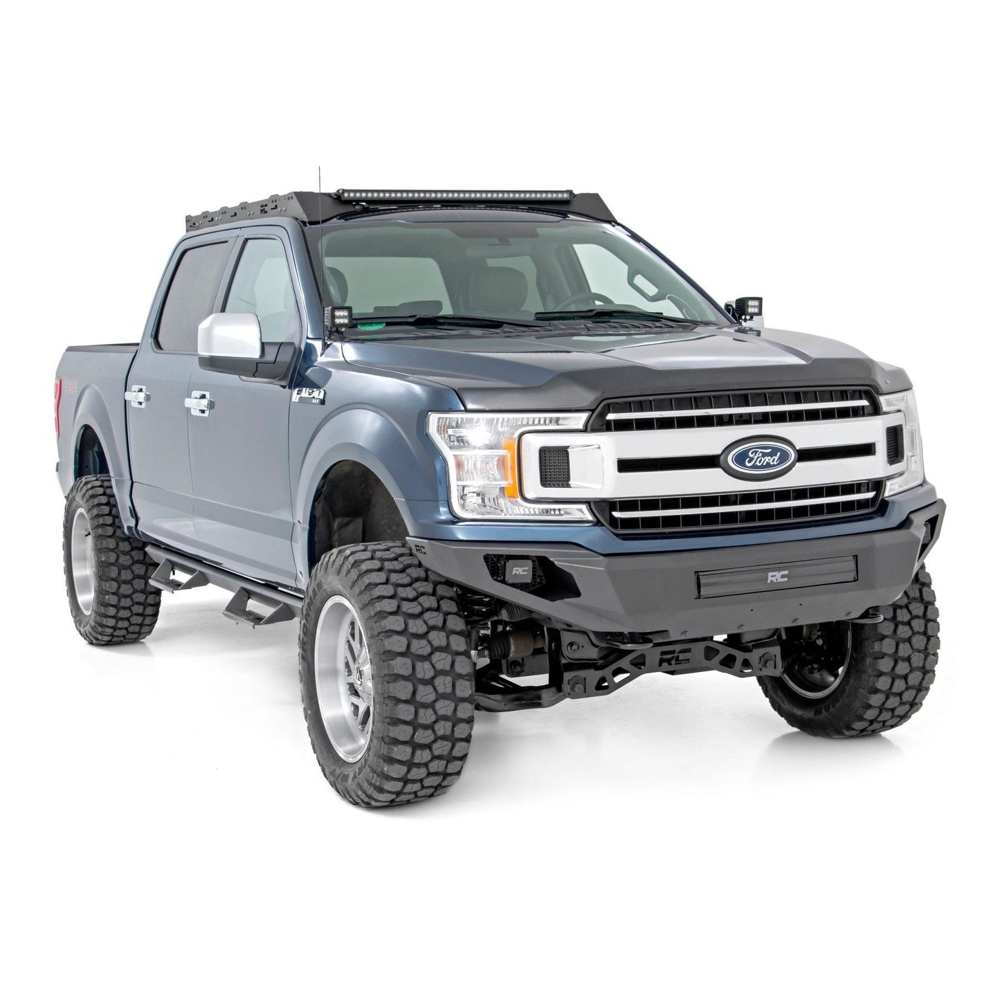 ROUGH COUNTRY Front Bumper | High Clearance | Skid Plate | Ford F-150 2WD/4WD (2018-2020) | 10756A