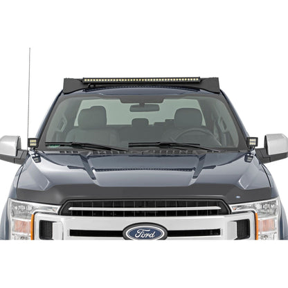 ROUGH COUNTRY LED Light Pair | Ditch Mount | 2" Black DRL | Ford F-150 (15-25)/F-150 Lightning (22-25)  | 71031