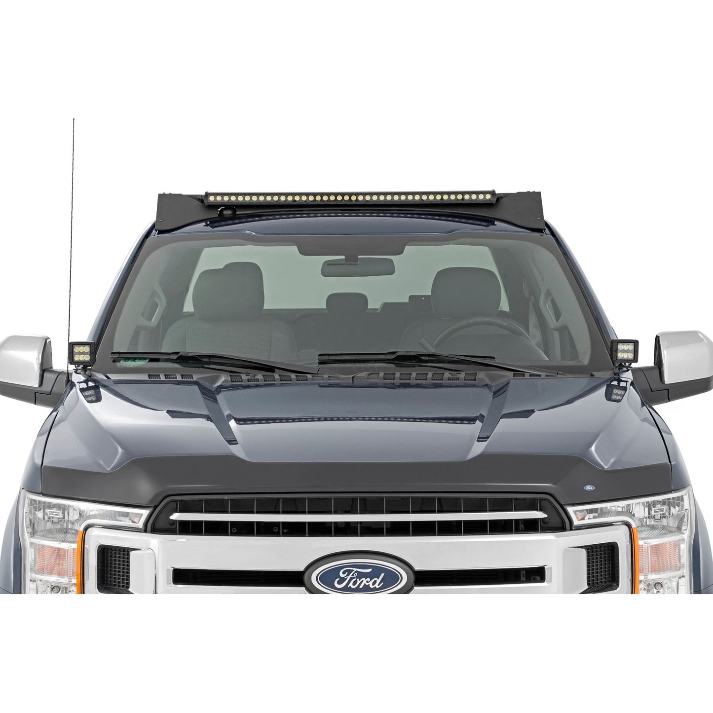 ROUGH COUNTRY Roof Rack | FR 40 Inch Single Row BLK LED | Ford F-150 2WD/4WD (2015-2018) | 51021