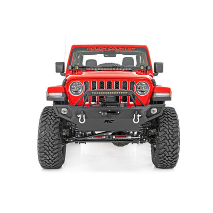 ROUGH COUNTRY Quad LED Light Kit | Cowl Mount | 2" Black Pairs | Spot | Jeep Gladiator JT/Wrangler JL (18-25) | 70822