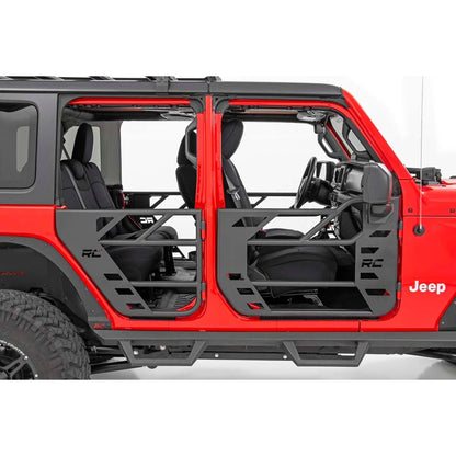 ROUGH COUNTRY RR Tubular Doors | Jeep Gladiator JT/Wrangler JL 4WD (2018-2025) | 10618