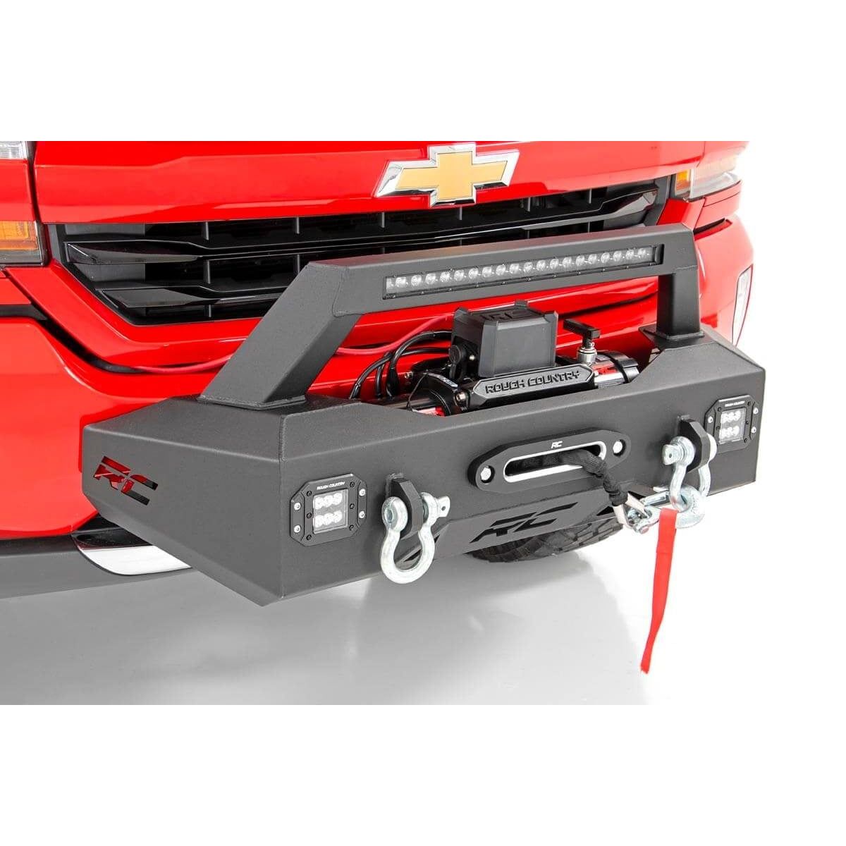 ROUGH COUNTRY EXO Winch Mount Kit | Chevy Silverado 1500 2WD/4WD (2007-2018 & Classic) | 10761