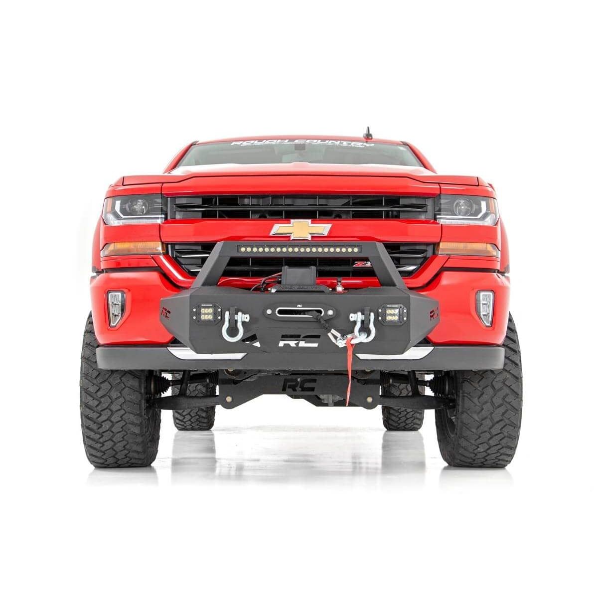 ROUGH COUNTRY EXO Winch Mount Kit | Chevy Silverado 1500 2WD/4WD (2007-2018 & Classic) | 10761