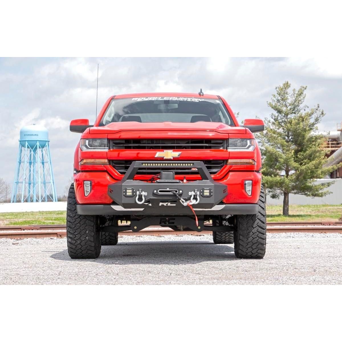 ROUGH COUNTRY EXO Winch Mount Kit | Chevy Silverado 1500 2WD/4WD (2007-2018 & Classic) | 10761