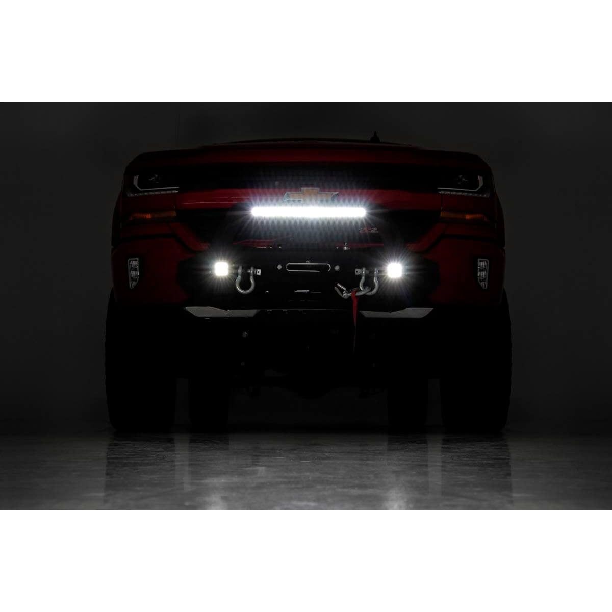 ROUGH COUNTRY EXO Winch Mount Kit | Chevy Silverado 1500 2WD/4WD (2007-2018 & Classic) | 10761
