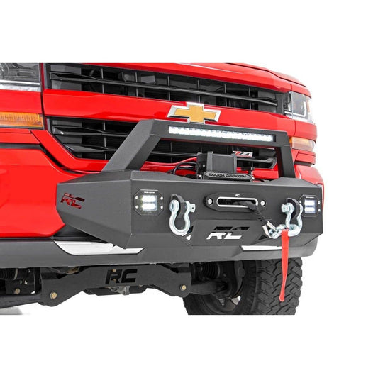ROUGH COUNTRY EXO Winch Mount Kit | Chevy Silverado 1500 2WD/4WD (2007-2018 & Classic) | 10761