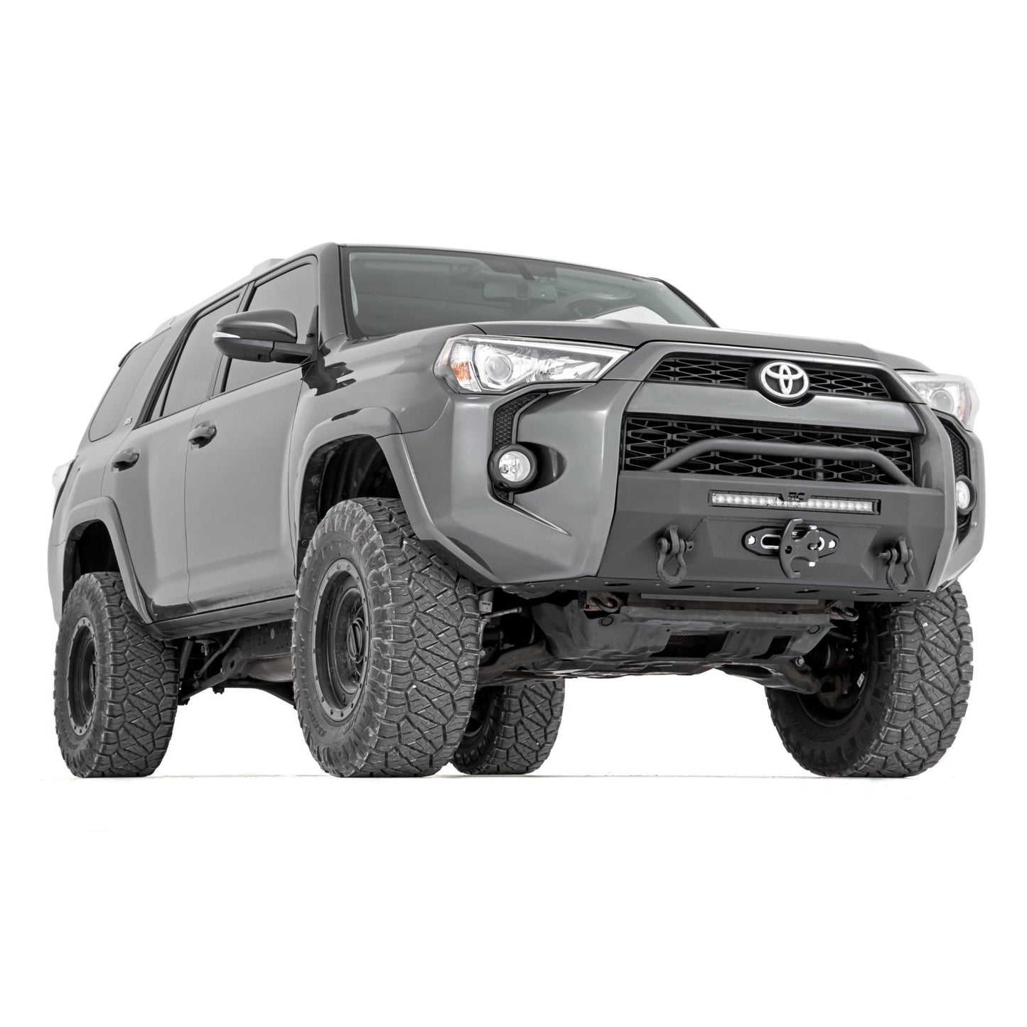 ROUGH COUNTRY Front Bumper | Hybrid | 20" Blk DRL | Toyota 4Runner 2WD/4WD (2014-2024) | 10745