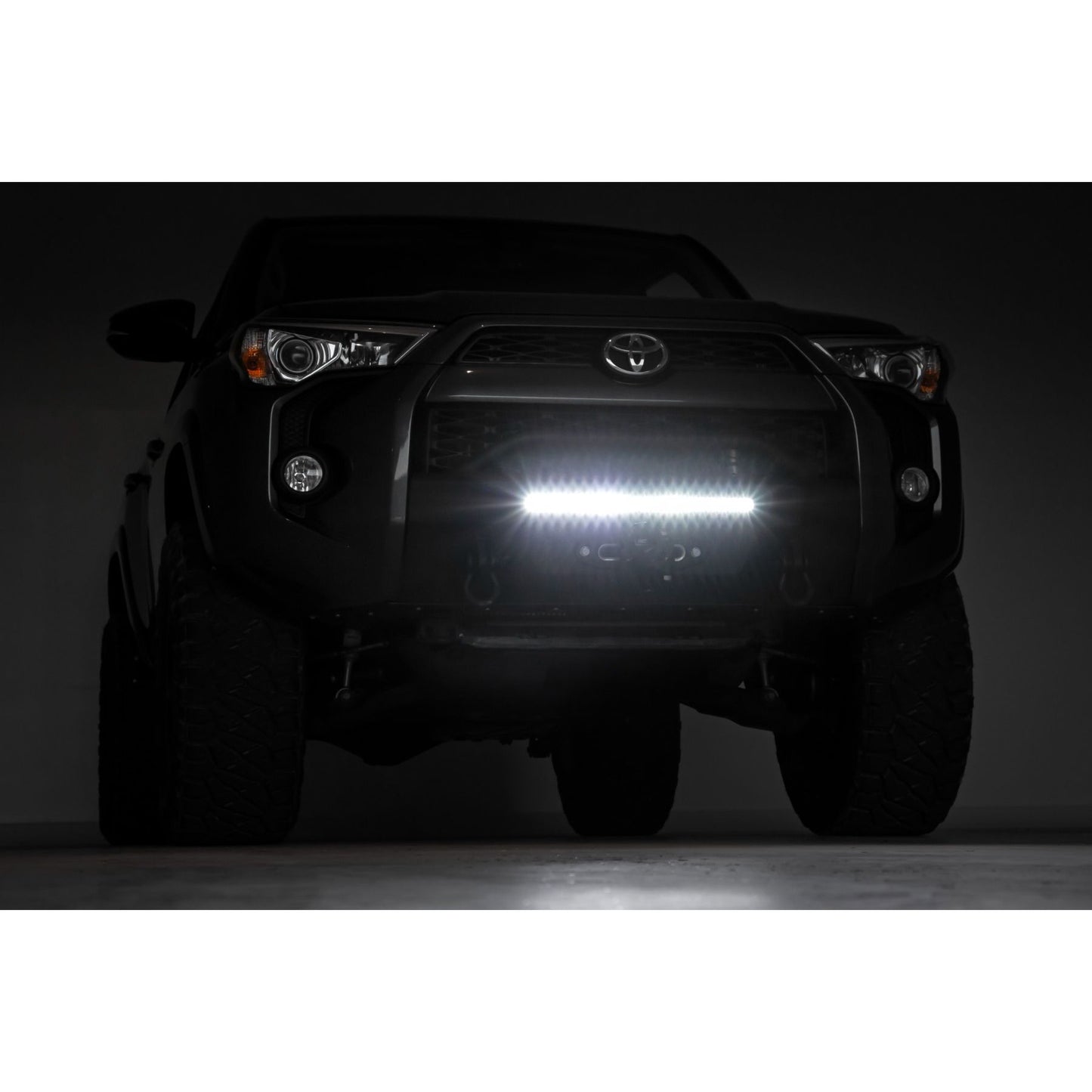 ROUGH COUNTRY Front Bumper | Hybrid | 20" Blk LED | Toyota 4Runner 2WD/4WD (2014-2024) | 10744