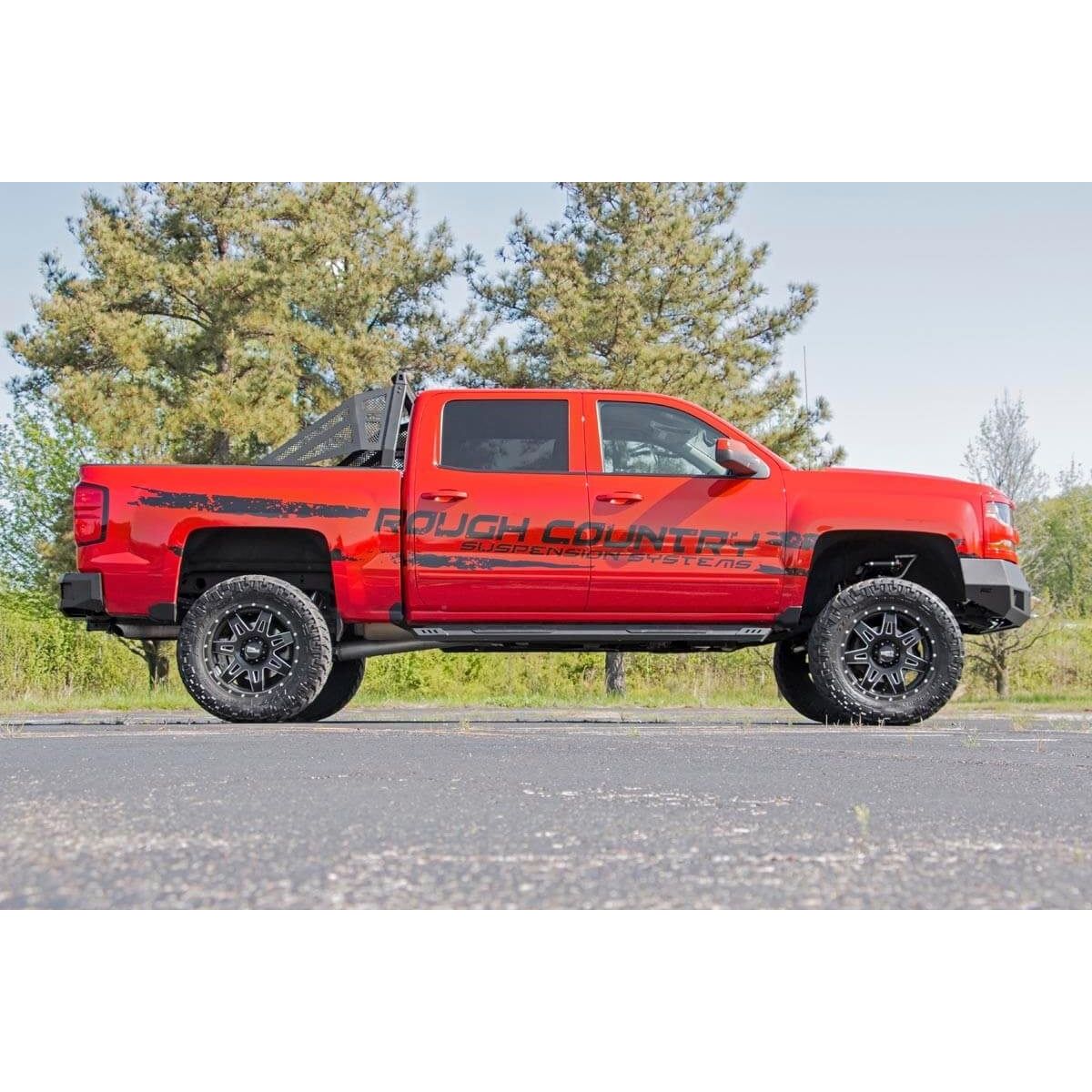 ROUGH COUNTRY Rear Bumper | LED | Chevy Silverado & GMC Sierra 1500 2WD/4WD (2007-2018 & Classic) | 10773