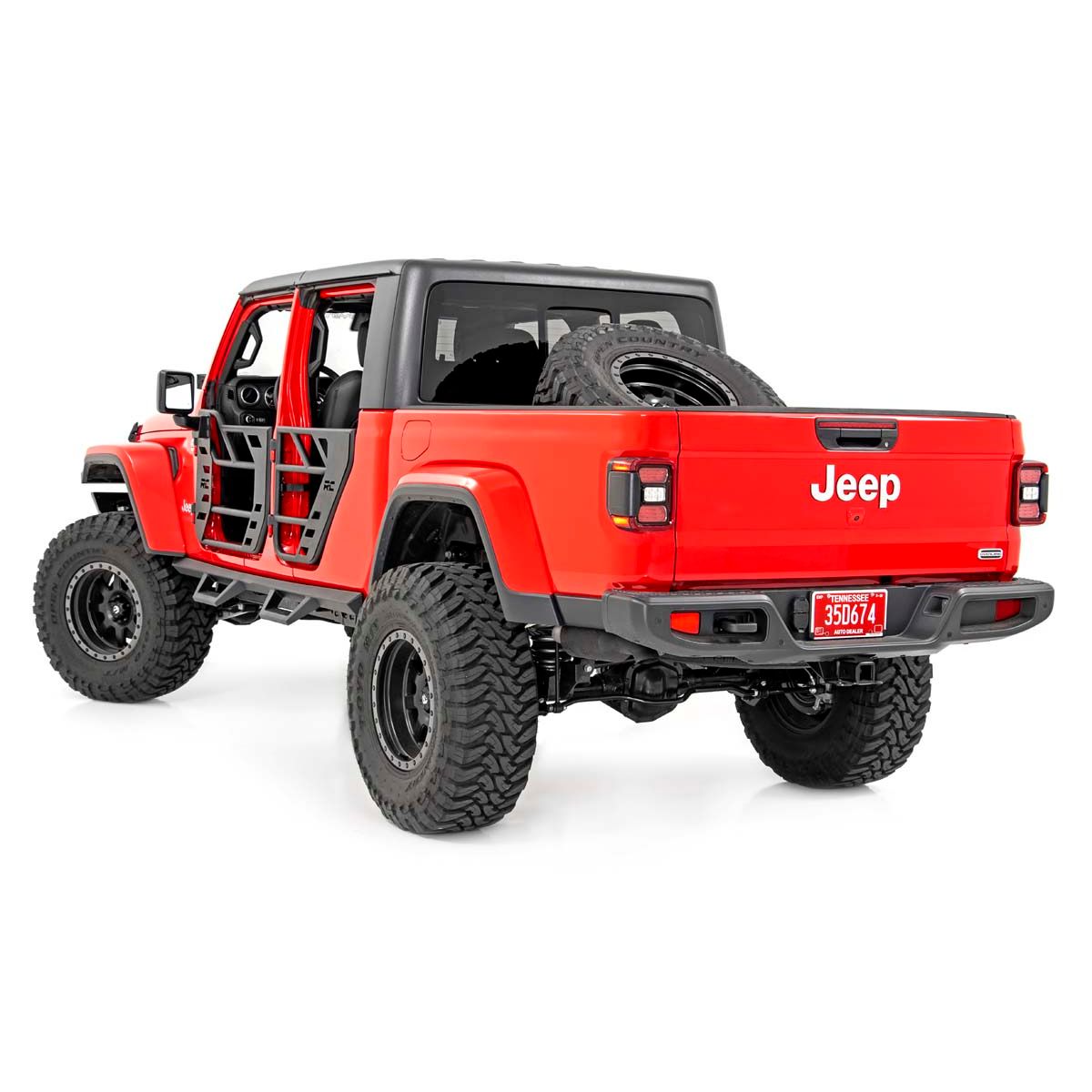 ROUGH COUNTRY RR Tubular Doors | Jeep Gladiator JT/Wrangler JL 4WD (2018-2025) | 10618