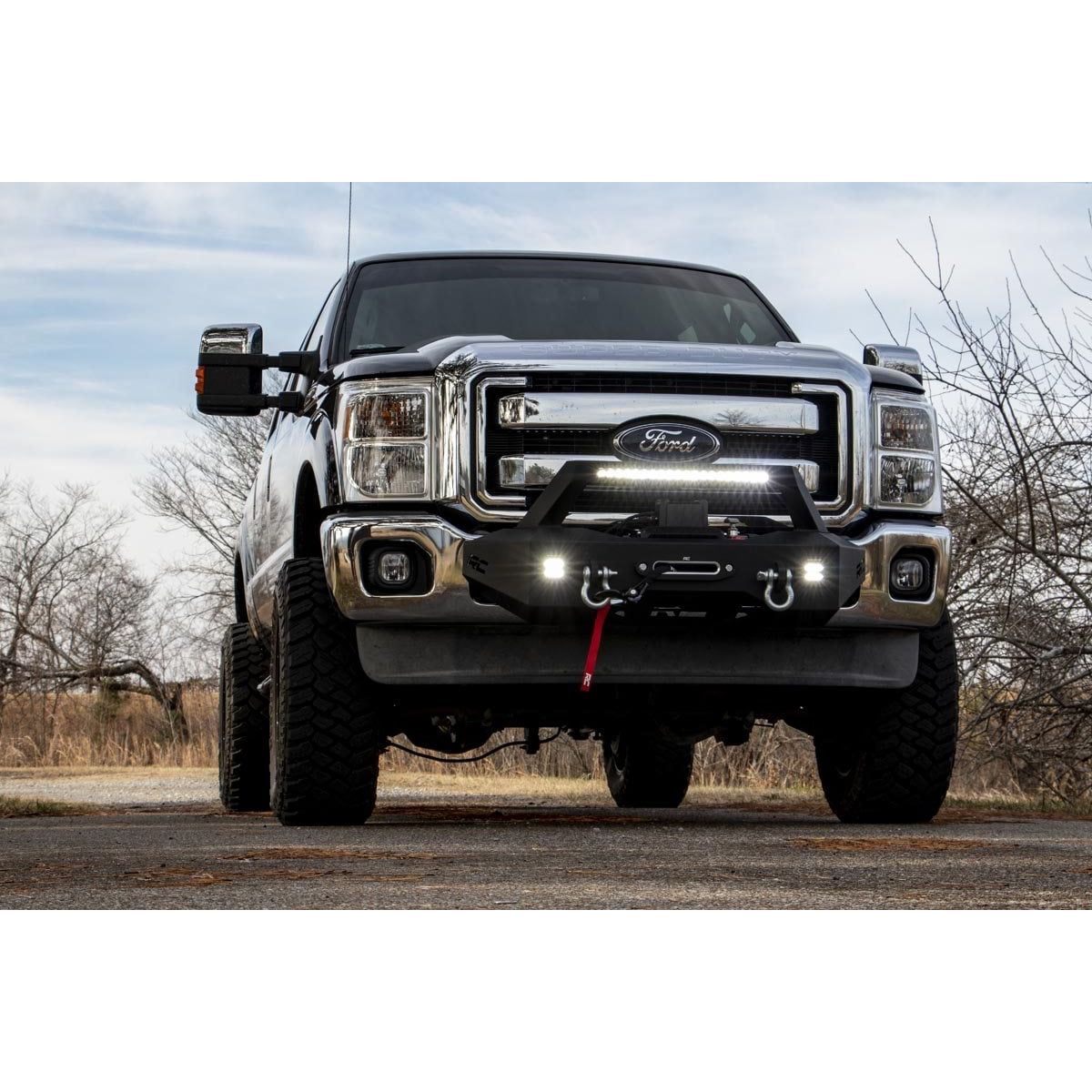 ROUGH COUNTRY EXO Winch Mount Kit | Ford F-250/F-350 Super Duty 2WD/4WD (2011-2016) | 51006