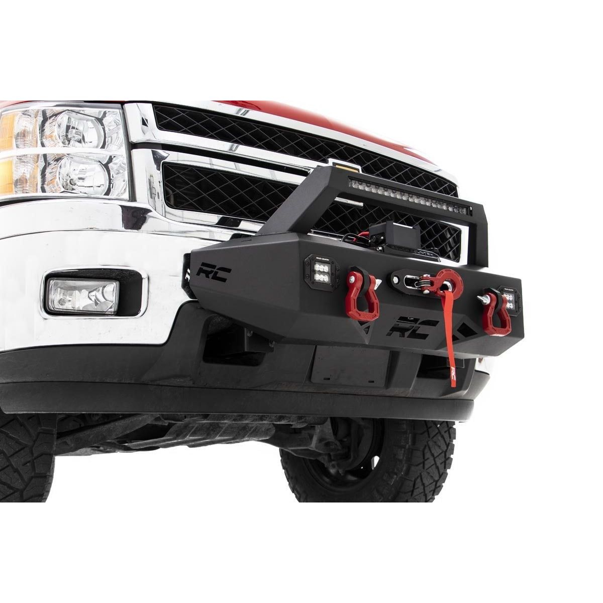 ROUGH COUNTRY EXO Winch Mount Kit | Chevy Silverado 2500 HD/3500 HD 2WD/4WD (2011-2019) | 10764