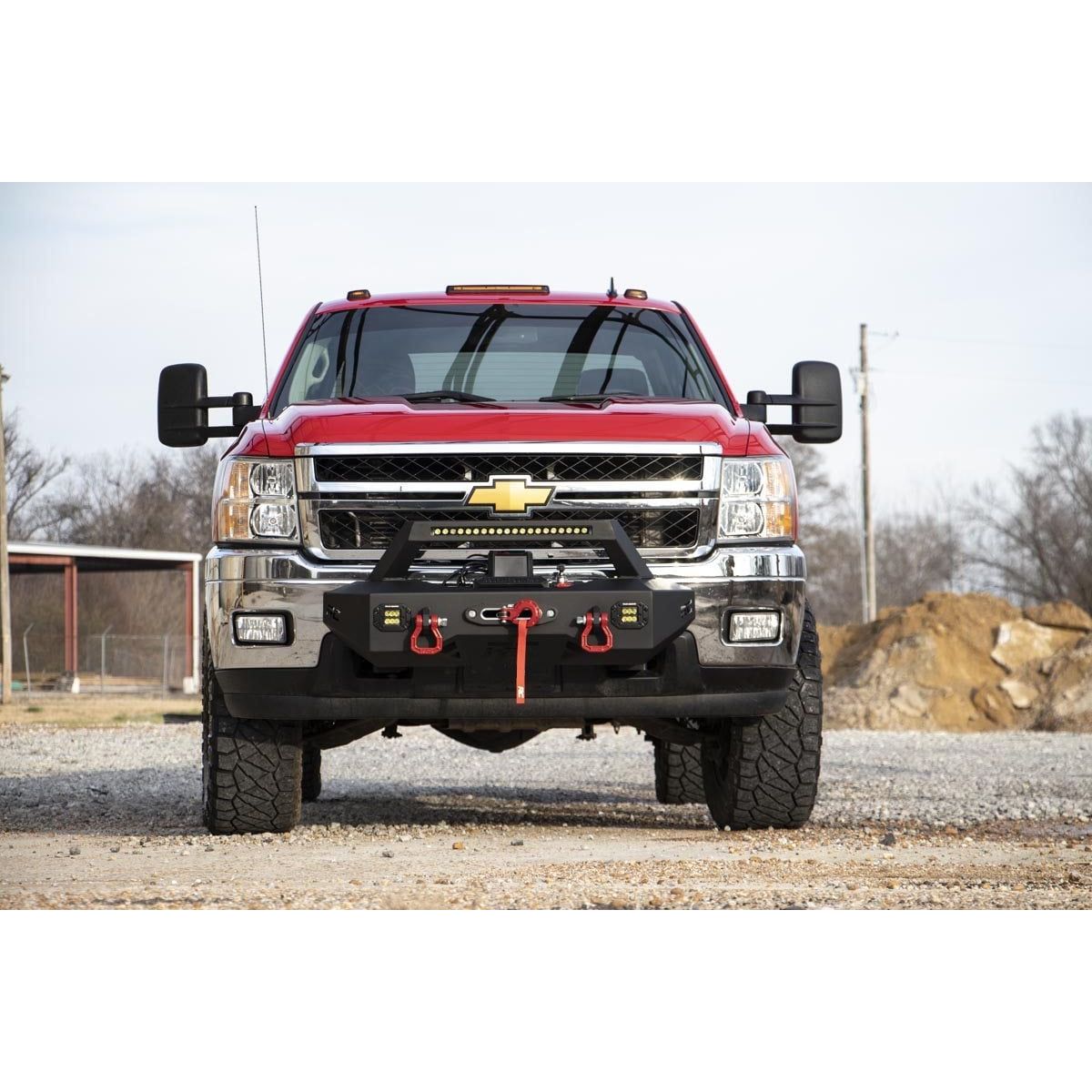 ROUGH COUNTRY EXO Winch Mount Kit | Chevy Silverado 2500 HD/3500 HD 2WD/4WD (2011-2019) | 10764