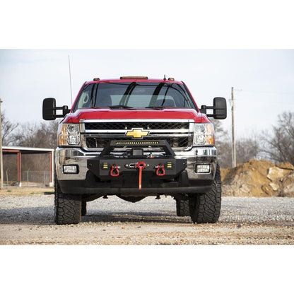 ROUGH COUNTRY EXO Winch Mount Kit | Chevy Silverado 2500 HD/3500 HD 2WD/4WD (2011-2019) | 10764