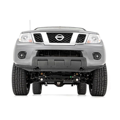 ROUGH COUNTRY 2 Inch Black Series LED Light Pods | SAE Fog | Pair | 70907