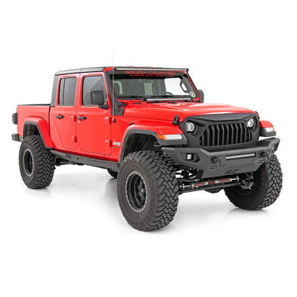 ROUGH COUNTRY Front Bumper | Skid Plate | Jeep Gladiator JT/Wrangler JK & JL/Wrangler Unlimited 4WD | 10635