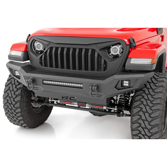 ROUGH COUNTRY Front Bumper | Skid Plate | Jeep Gladiator JT/Wrangler JK & JL/Wrangler Unlimited 4WD | 10635