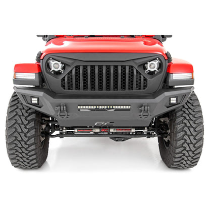 ROUGH COUNTRY Front Bumper | Skid Plate | Jeep Gladiator JT/Wrangler JK & JL/Wrangler Unlimited 4WD | 10635