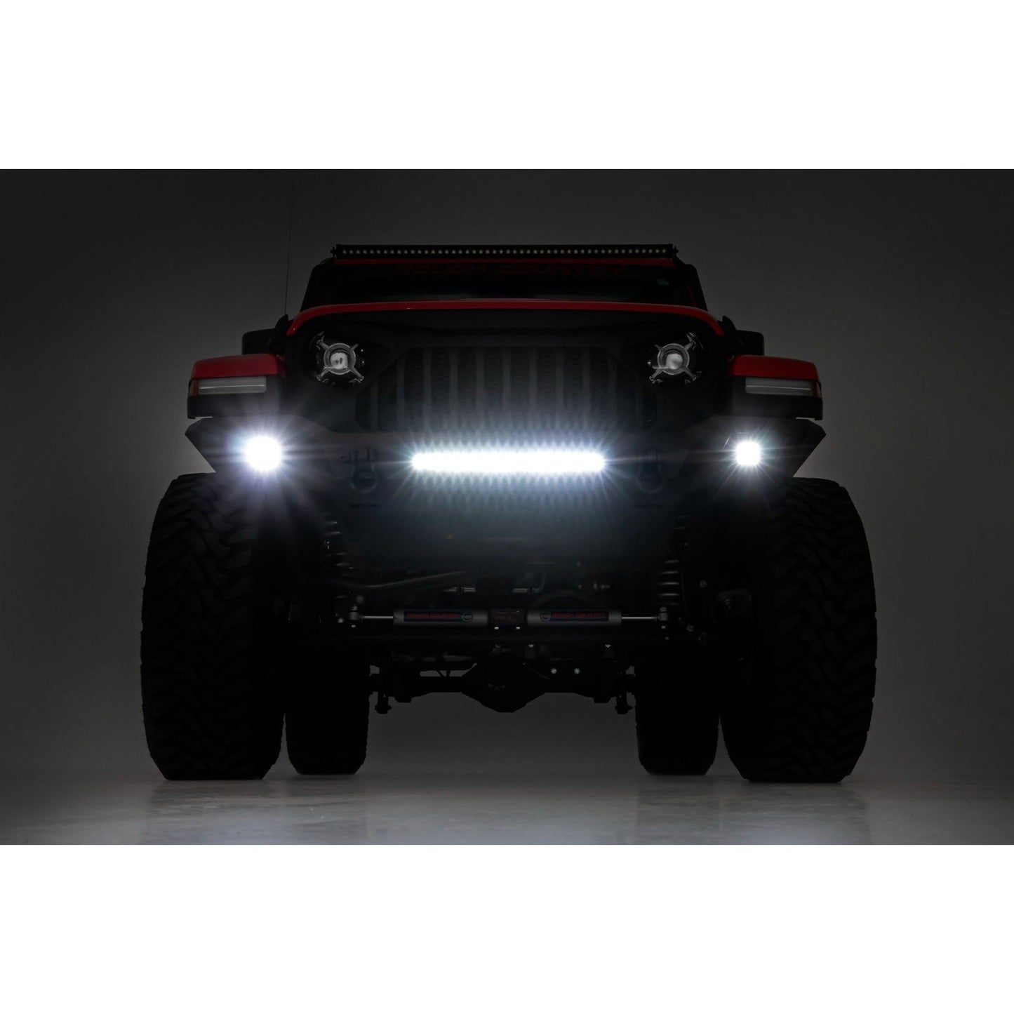 ROUGH COUNTRY Front Bumper | Skid Plate | Jeep Gladiator JT/Wrangler JK & JL/Wrangler Unlimited 4WD | 10635