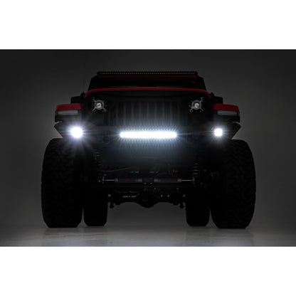 ROUGH COUNTRY Front Bumper | Skid Plate | Jeep Gladiator JT/Wrangler JK & JL/Wrangler Unlimited 4WD | 10635