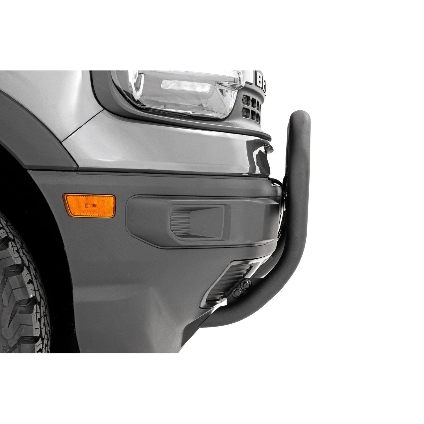 ROUGH COUNTRY Nudge Bar | 20 Inch BLK DRL Single Row LED | Ford Bronco Sport 4WD (21-25) | 51042