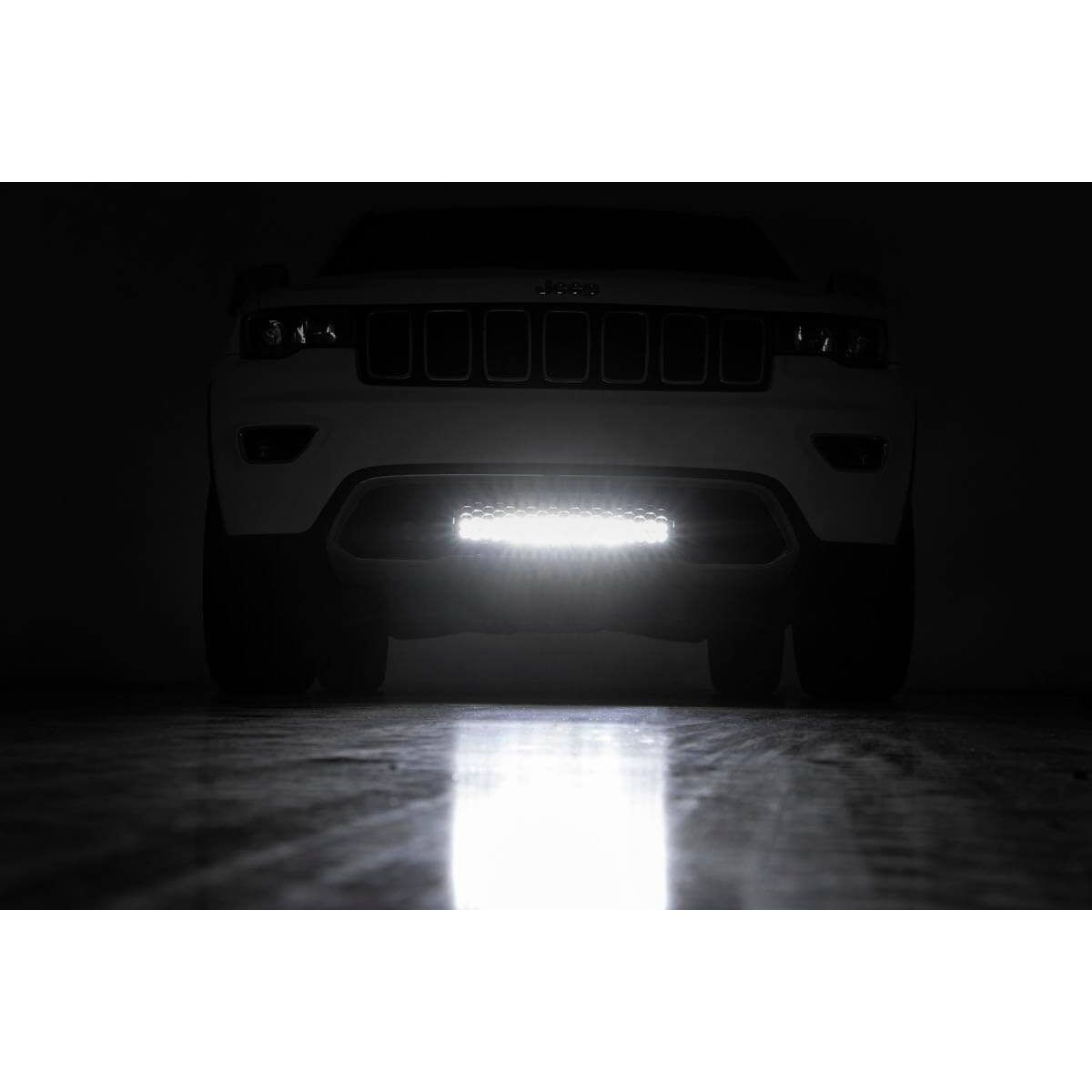 ROUGH COUNTRY LED Light Kit | Bumper Mount | 20" Spectrum Dual Row | Jeep Grand Cherokee WK2 (11-20) | 80773
